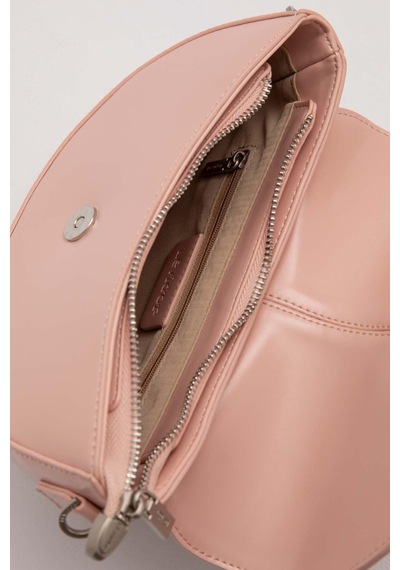 Levidor Pembe Logo Zincir Detaylı Omuz Çantası Pembe