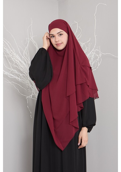 Sufle Hilap Hazır Türban Khimar Tesettür Şal