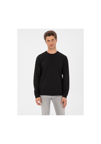 Pierre Cardin Ekru Regular Fit Sweatshirt 50313944-vr019 siyah