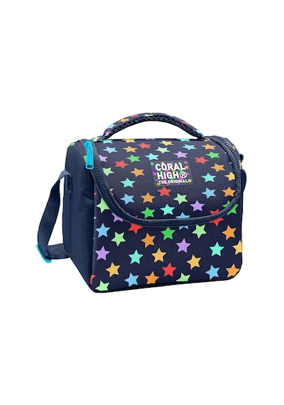 Coral High Kız Çocuk Lacivert Yıldız Desenli Isı Yalıtımlı Beslenme Çantası 37109