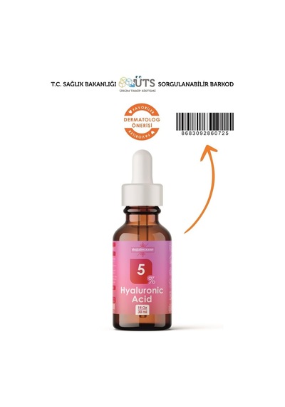 Tr Hyaluronik Asit%5 Serum Dolgunluk & Nem Veren Yüz Serumu Hyaluronic Acid%5