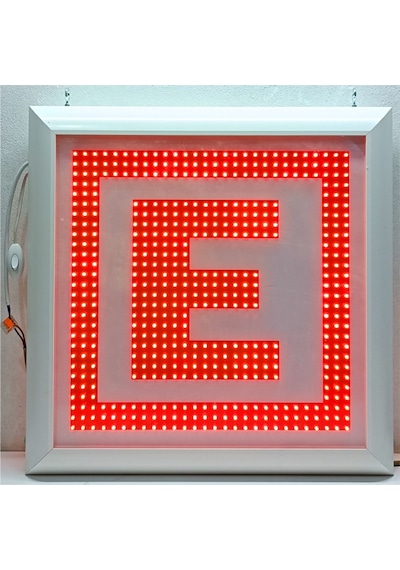 Eczane E Led Tabela 60x60cm Butonlu (Yönetmeliğe Uygun)