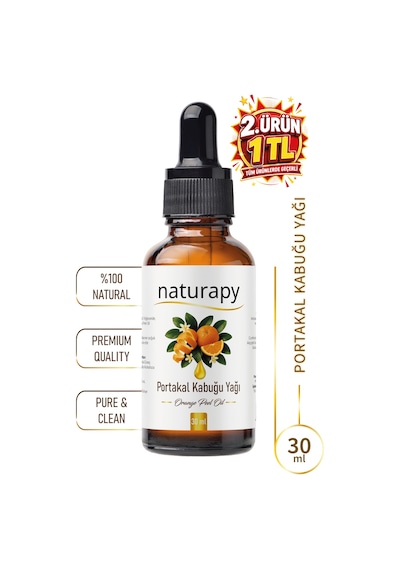 Portakal Kabuğu Yağı Orange Peel Oil Uçucu Yağ 30 Ml Damlalıklı Cam Şişe