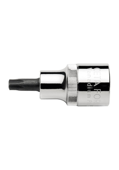 Ceta Form 1/2" Delikli TORX Uçlu Lokma (Kısa Tip) - T55 x 55 mm