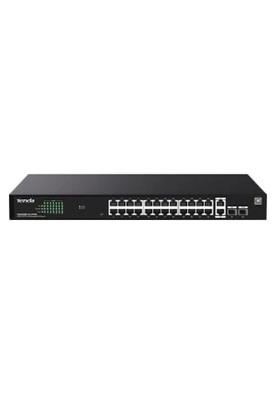 Tenda Teg2228p-24-410w 24 Port 10-100-1000 + 2 Port Sfp + 2 Port Uplink Cloud Yönetilebilir Kdo