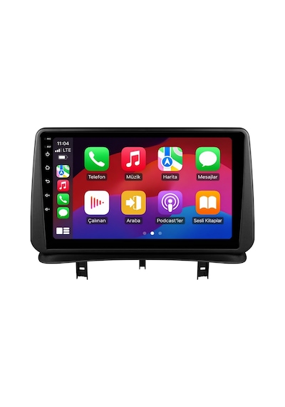 Renault Clio 2006-2012 Android Multimedya Carplay Android Auto Navigasyon Kameralı 4gb Ram 64gb 9"