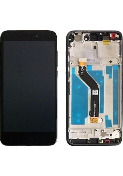 Huawei Uyumlu P9 Lite 2017 Lcd Ekran Dokunmatik Siyah Çıtalı
