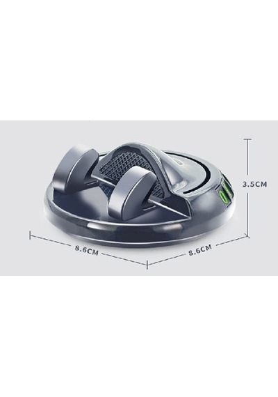 360 Dönebilen Yapışkanlı Numaratörlü Araç Telefon Tutucu Bx40 Diğer