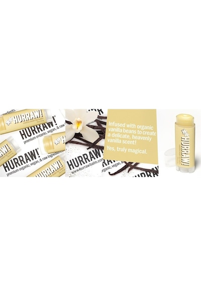 Hurraw Vanilla Bean Lip Balm Vanilya 4.8g