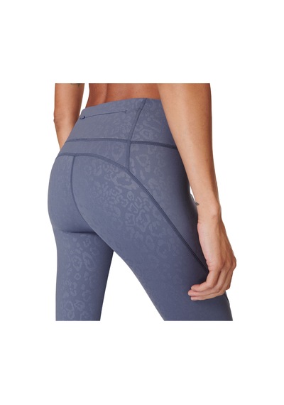 Sweaty Betty Power 7/8 Emboss Workout Kadın Koşu Tayt Mavi