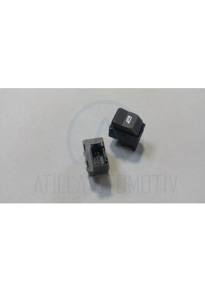 2 X Vw Polo 6n2 1999-2002 Cam Düğmesi Tekli