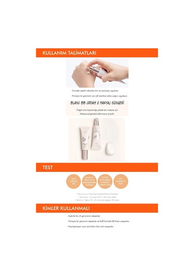 Aydınlık Görünüm Sunan&ton Eşitleyici Bb Krem 40ml Spf50+ M Perfect Blanc Bb Sand/no.23 Çok Renkli