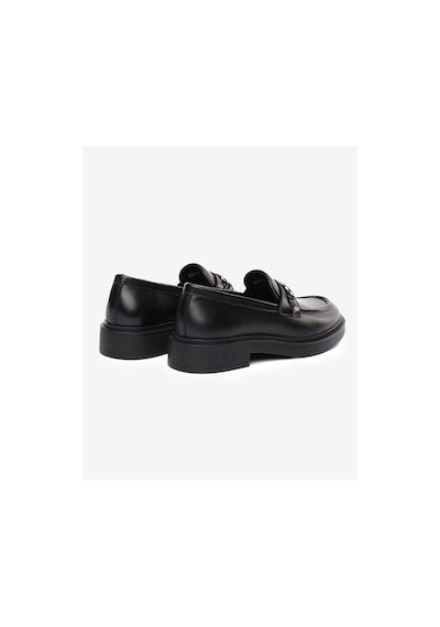 Greyder Kadın Siyah Hakiki Deri Loafer Ayakkabı 5k2ca35310 Siyah