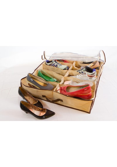 Shoes Under Portatif Ayakkabı Saklama Hurcu Çok Renkli