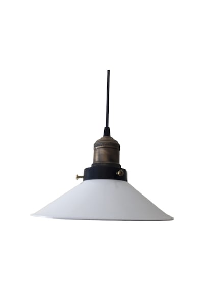 Retro Beyaz Metal Sarkıt Avize 23 Cm (536637847)