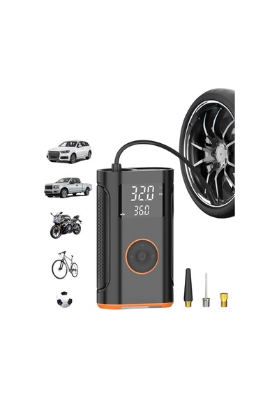 Tr Taşınabilir Şarjlı Araç Oto Lastik Şişirme Pompası Kompresör 160 Psı Powerbank Işıklı Ys02p Diğer