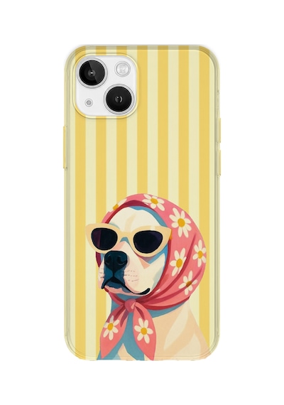 İphone 14 Plus Uyumlu Baskılı Şeffaf Telefon Kılıfı Koleksiyon: Dog Lover 3