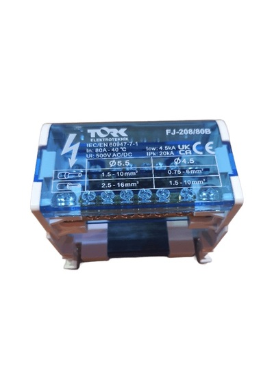 Tork 8 Delik 2 Kutup Dağıtıcı Ünite 80a Fj-208/80b