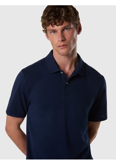 North Sails Kısa Kollu Pamuklu Erkek Polo Yaka T-shirt-33491 Lacivert