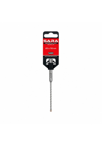 Sara S460 Sds Plus Matkap Ucu 5 X 110 Mm, 2 Kesicili Tungsten Karbür Uçlu