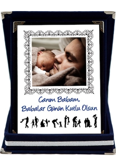 Canım Babam Babalar Günü Hediyesi Fotoğraflı Plaket