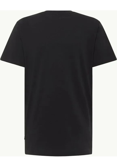 Jack Wolfskin Jack Wolfskın Bergblıck T M Erkek Black T-shırt A60070-6000 Siyah