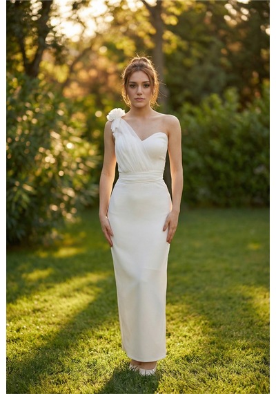 Berissima Bride Tek Omuz Nikah Elbisesi, Kırık Beyaz, Kalp Yaka, Maxi, Çiçek Detaylı, Drapeli, Astarlı, Luciana Kırık Beyaz Kırık Beyaz Berissima Bride Tek Omuz Nikah Elbisesi, Kırık Beyaz, Kalp Yaka, Maxi, Çiçek Detaylı, Drapeli, Astarlı, Luciana Kırık Beyaz Kırık Beyaz