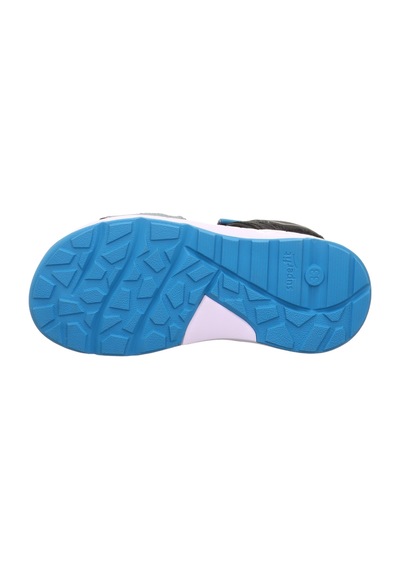 Superfit Criss Cross Çocuk Sandalet - Siyah Mavi 000588-0000 Siyah - Mavi