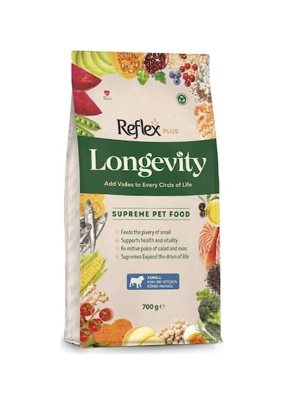 Reflex Plus Longevity Xsmall Küçük Irk Yetişkin Köpek Maması 700 G