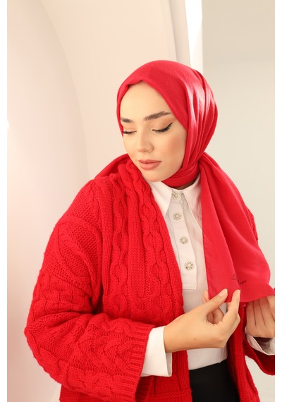 Silk Home Organik Jazz Şal 78003-31 Kırmızı