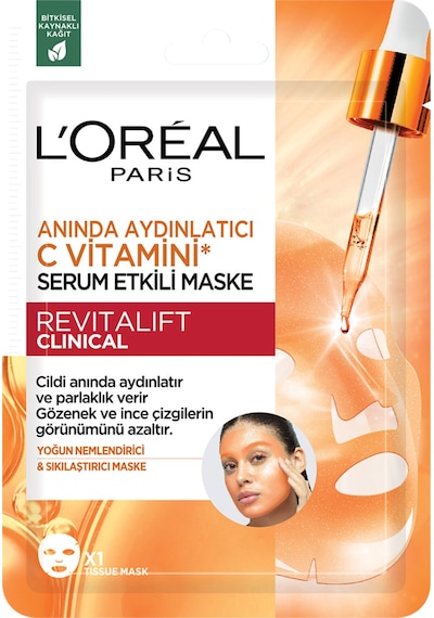 L'oréal Paris Anında Aydınlatıcı C Vitamini Serum Maske 26 G