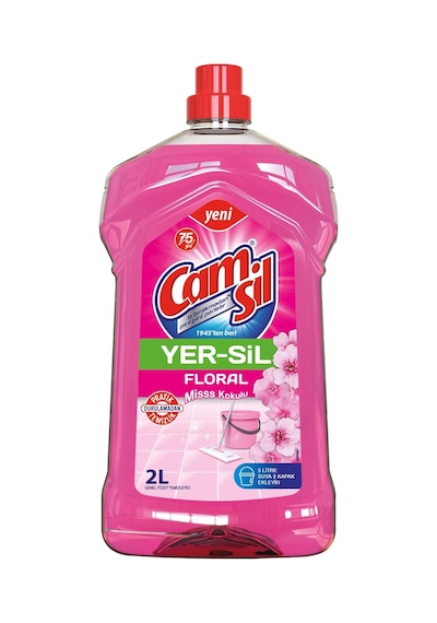 Camsil Yer-sil Floral 2 L Dökme 1000'li Set
