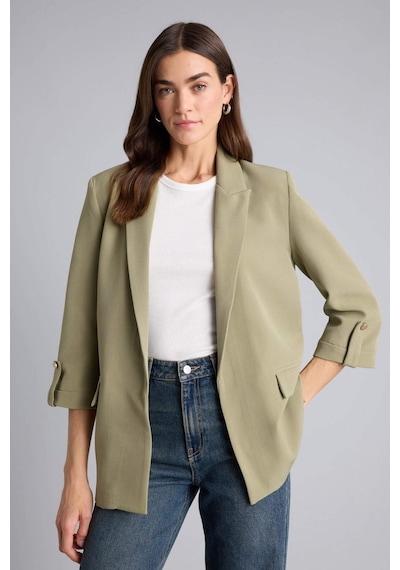 Defacto Oversıze Basıc Blazer Ceket C3215AX26SM Haki