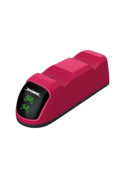 Ps5 Uyumlu Dualsense Şarj Istasyonu Ps5 Dualsense Charging Dock Stardust Kırmızı Çift Şarj