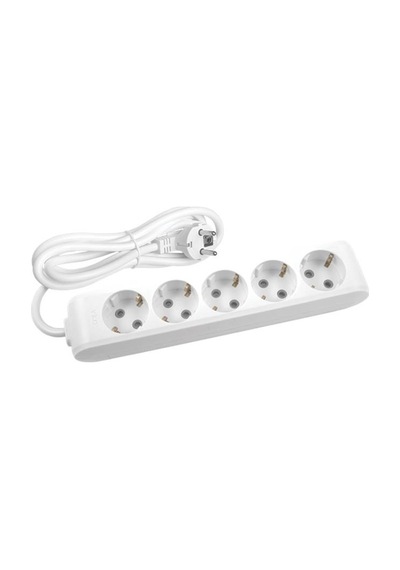 Viko 5'li Grup Priz Topraklı Çocuk Korumalı 4 M Beyaz