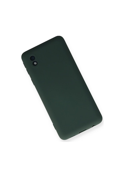 Samsung Galaxy Uyumlu A01 Core Kılıf Nano İçi Kadife Silikon - Koyu Yeşil Bz8683140167080