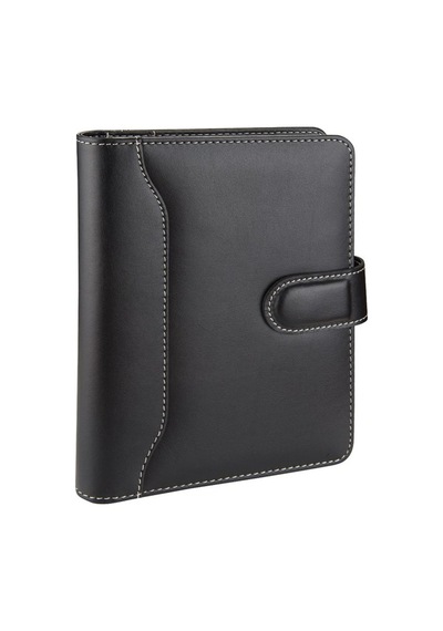 Organizer Ajanda Tarihsiz Çizgili 17x22 CM - Siyah