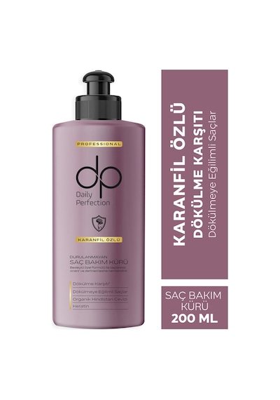 Dp Daily Perfection Karanfil Özlü Durulanmayan Saç Bakım Kürü 200 ML