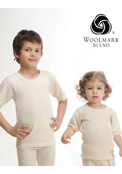 Moda Dua Hasyün 500 Çocuk %75 Yün Fanilası Ten