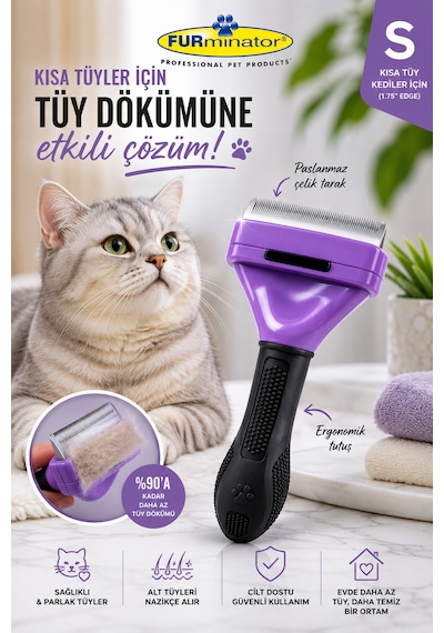 Furminator Small Kedi Tarağı