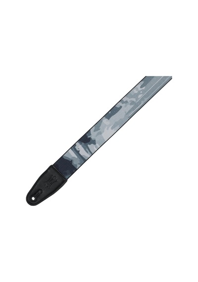 Levy's Leathers Gitar Askısı - 5cm Polyester, Gri Ağaç Desenli