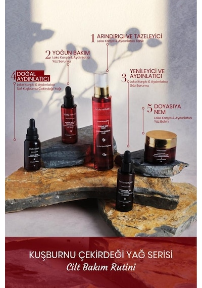 Bade Natural Aydınlatıcı ve Leke Karşıtı Kuşburnu Çekirdeği Yağı 30 ML