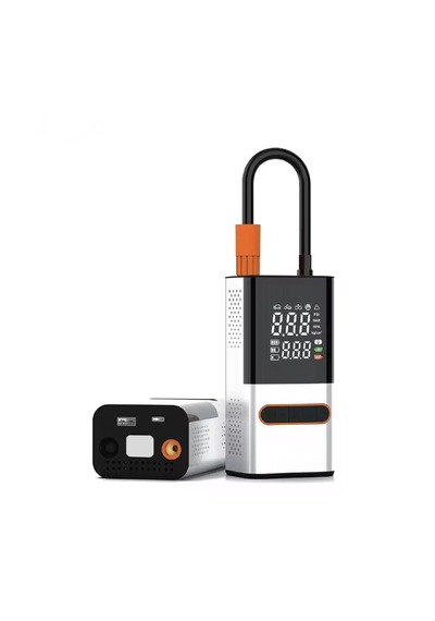 4000 Mah Şarjlı Taşınabilir Araba Lastik Hava Top Şişirme Pompası Led Işıklı Dijital Hava Kompresörü Metalik Gri 4000 Mah Şarjlı Taşınabilir Araba Lastik Hava Top Şişirme Pompası Led Işıklı Dijital Hava Kompresörü Metalik Gri