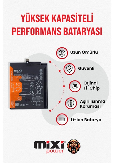 Huawei P Smart Z / P Smart Pro / Y9 Prime 2019 Uyumlu Tam Kapasite Batarya Tr Garantili