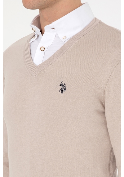 U.s. Polo Assn. Erkek Taş Kazak /triko 50313662-vr049 Tas