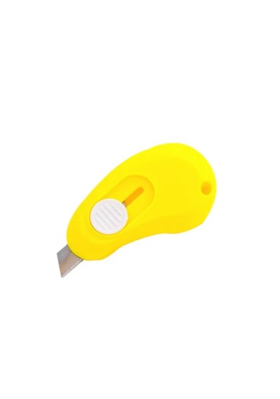 Pm 24786 Çelik Bıçaklı Mini Tekli Falçata Maket Bıçağı Tekli