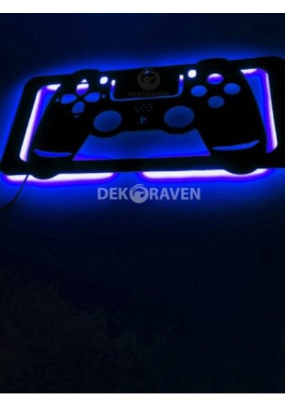 Playstation Konsol Led Işıklı Gamer Tablo (523524095)