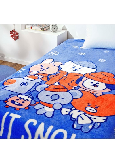 Lisanslı Bt21 Let It Snow Battaniye 000000001500215242