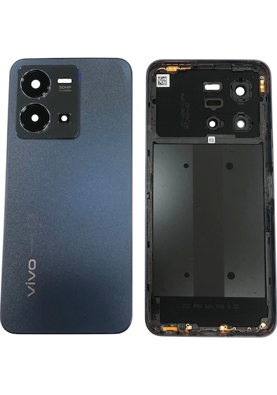 Vivo Y35 V2205 Kasa + Arka Kapak Pil Kapağı Mavi