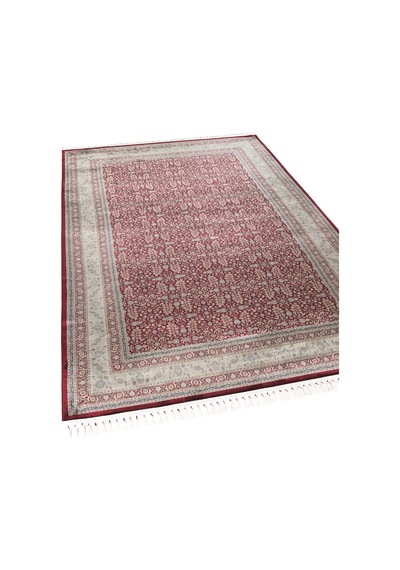 Apex Halı Bruj Bambu Viscon Halı 8771bu Bordo Renkli